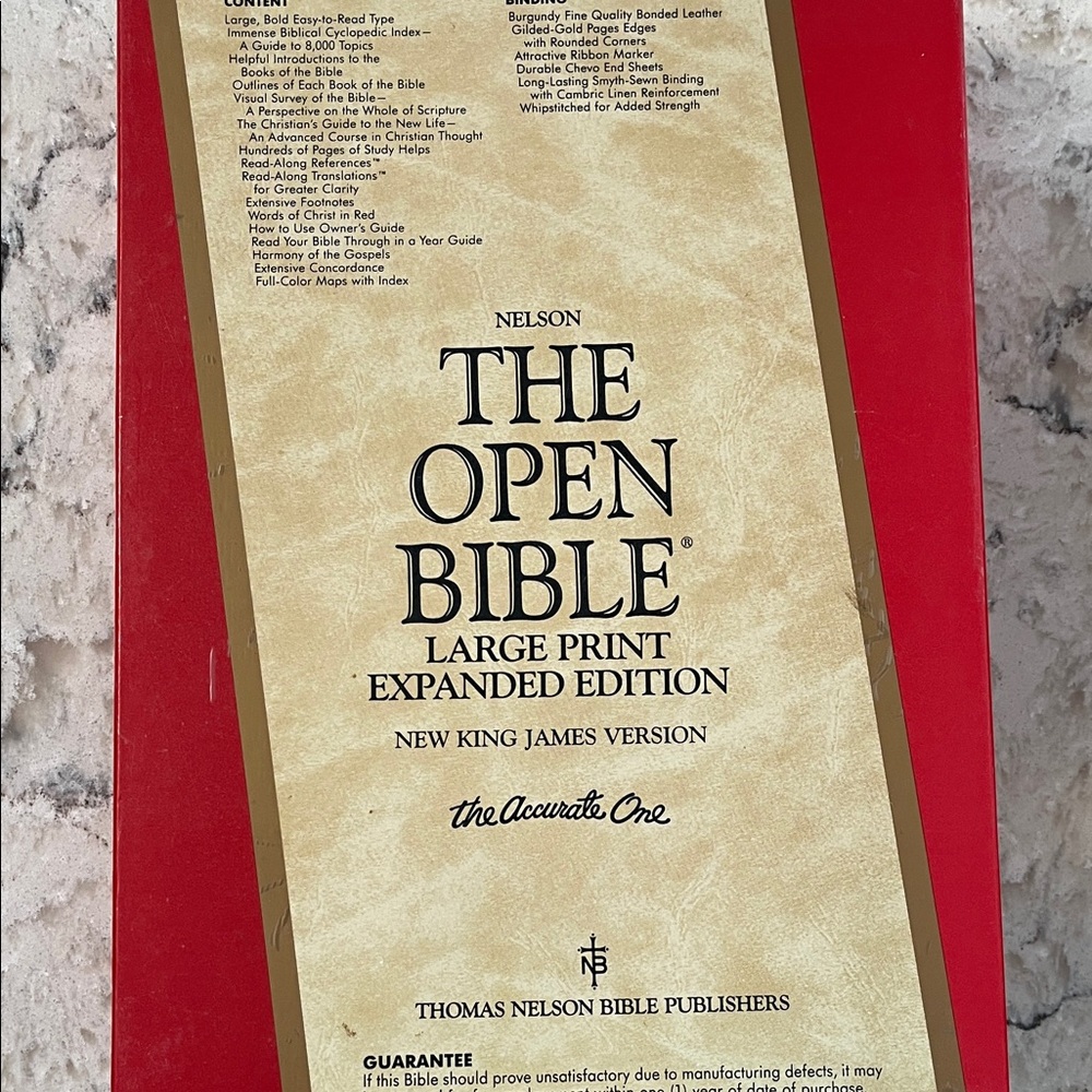 Nelson The Open Bible Large Print Expanded Edition